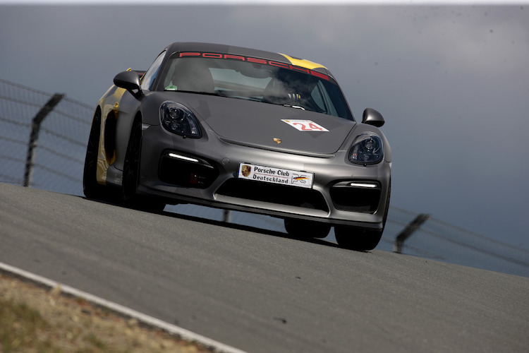Porsche Cayman GT4 Rennstrecke