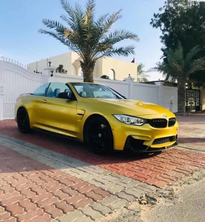 Rent a BMW M4 Convertible in Dubai