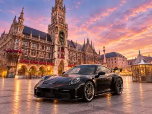 Porsche GT3 Oktoberfest Autobahn Munich